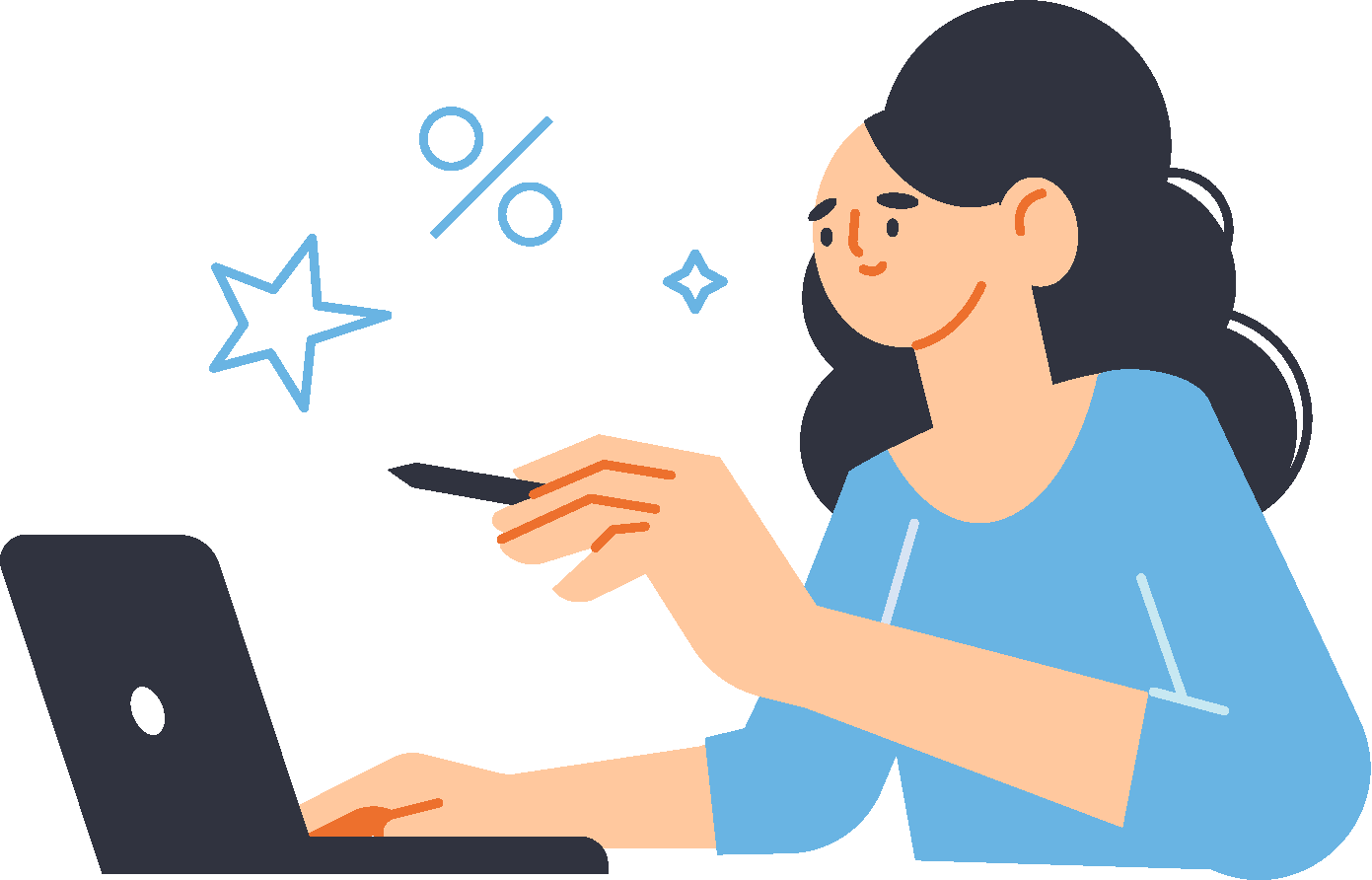 オンライン無料相談のイラスト